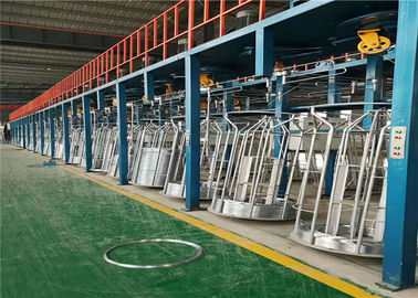 Cold Electric Wire Galvanizing Line For 380 ~ 550 MPa Iron Steel Wire Zinc Coating
