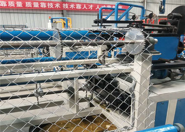 Double Wire Feeding Chain Link Fence Making Machine High Capactiy Heavy Duty